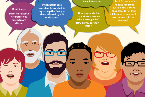editorial illustration, HIV patients