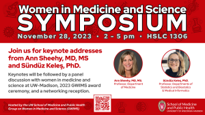 Digital Signage for event screens advertising Women in Medicine and Science Symposium